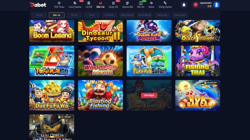 Giới thiệu về bắn cá dabet