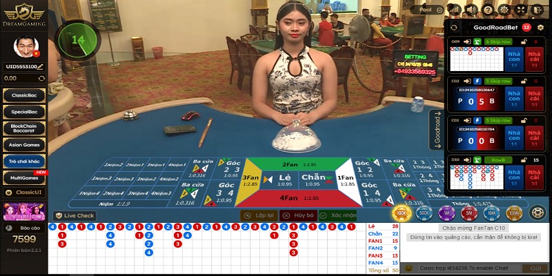 Tham gia sảnh Dream Gaming tại Dabet dễ dàng