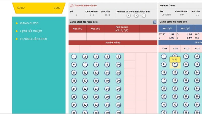 Game quay số nhà cái cá cược Dabet sở hữu nhiều ưu điểm