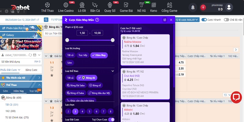Saba sports sở hữu nhiều tính năng vượt trội hơn các NPH khác