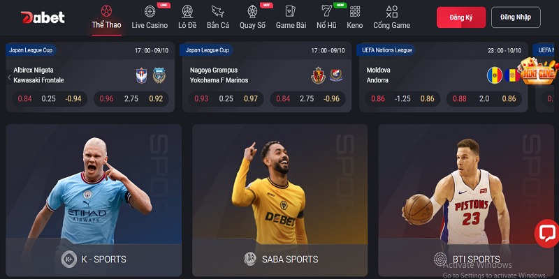 Lưu ý một số điều để cá cược hợp pháp tại Dabet