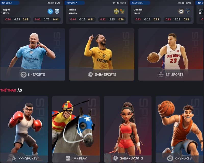 Nhà cung cấp thể thao với những tên tuổi lớn