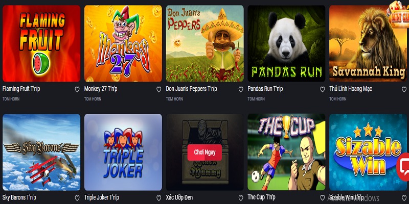 Game khác Dabet cung cấp hàng loạt trò chơi