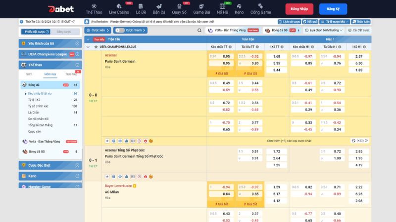 Hướng dẫn nhanh tham gia cá cược tại DABET