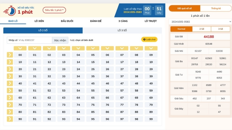 Lô đề siêu tốc Dabet