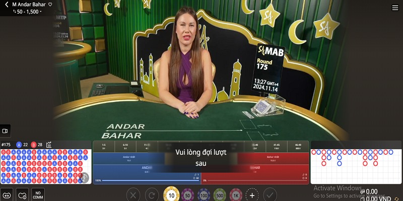 Andar Bahar cung cấp đa dạng các cửa đặt cược