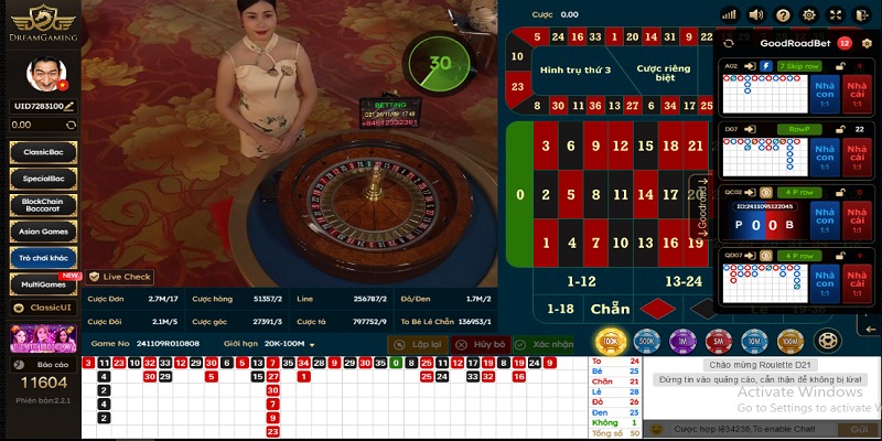 Chiến lược Fibonacci khi chơi Roulette