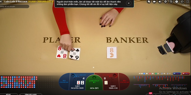 Nắm rõ quy tắc chơi Baccarat tại nhà cái Dabet