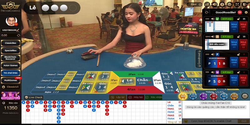 Fantan Live cung cấp nhiều tính năng vượt trội cho người chơi