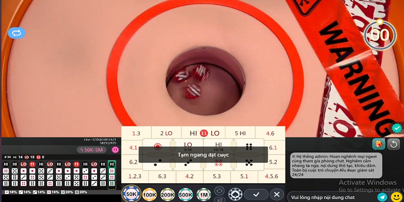 Tài Xỉu Live có nhiều cửa cược để người chơi lựa chọn