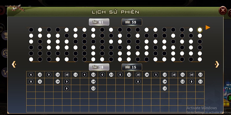 Theo dõi lịch sử các ván cược trước để dự đoán xu hướng