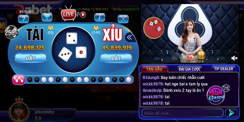 Xanh Chín là tên gọi khác của game Tài Xỉu tại Dabet